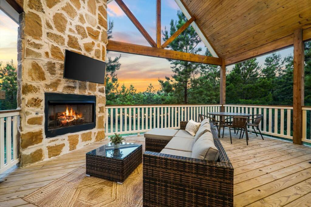 Double Arrow Cabin Брокен-Боу Экстерьер фото